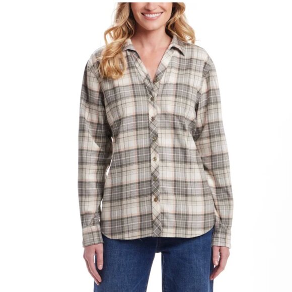 NWT Weatherproof Vintage Women's Flannel Shirt - Picture 1 of 6